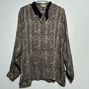 Vintage Alan Austin Silk Shirt
